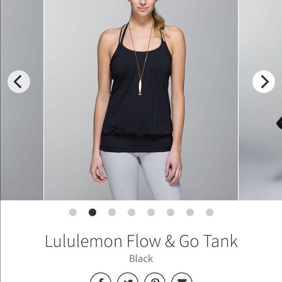 Lululemon Flow & Go Tank sz 8 - Picture 3 of 9